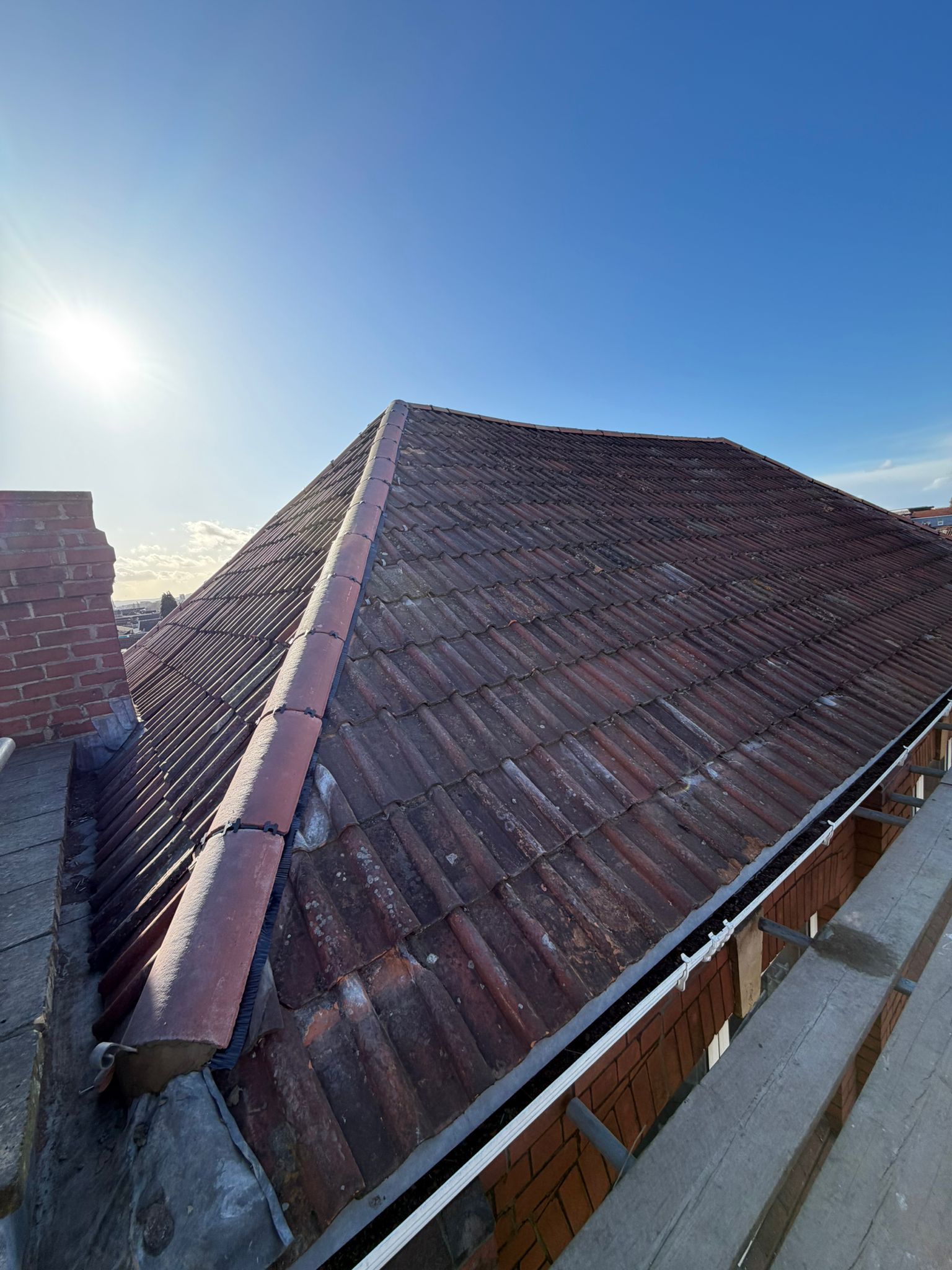 Flat roof installation on a Bristol extension