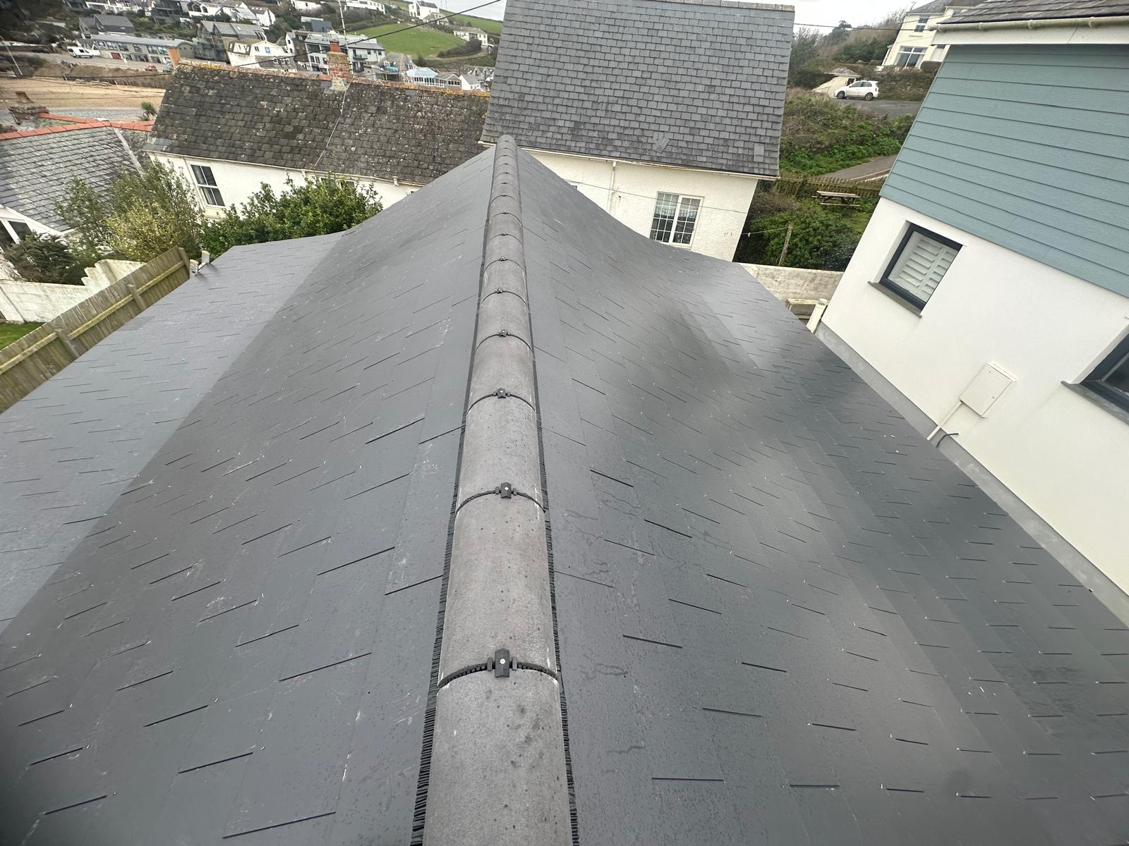 Slate roof — coastal property