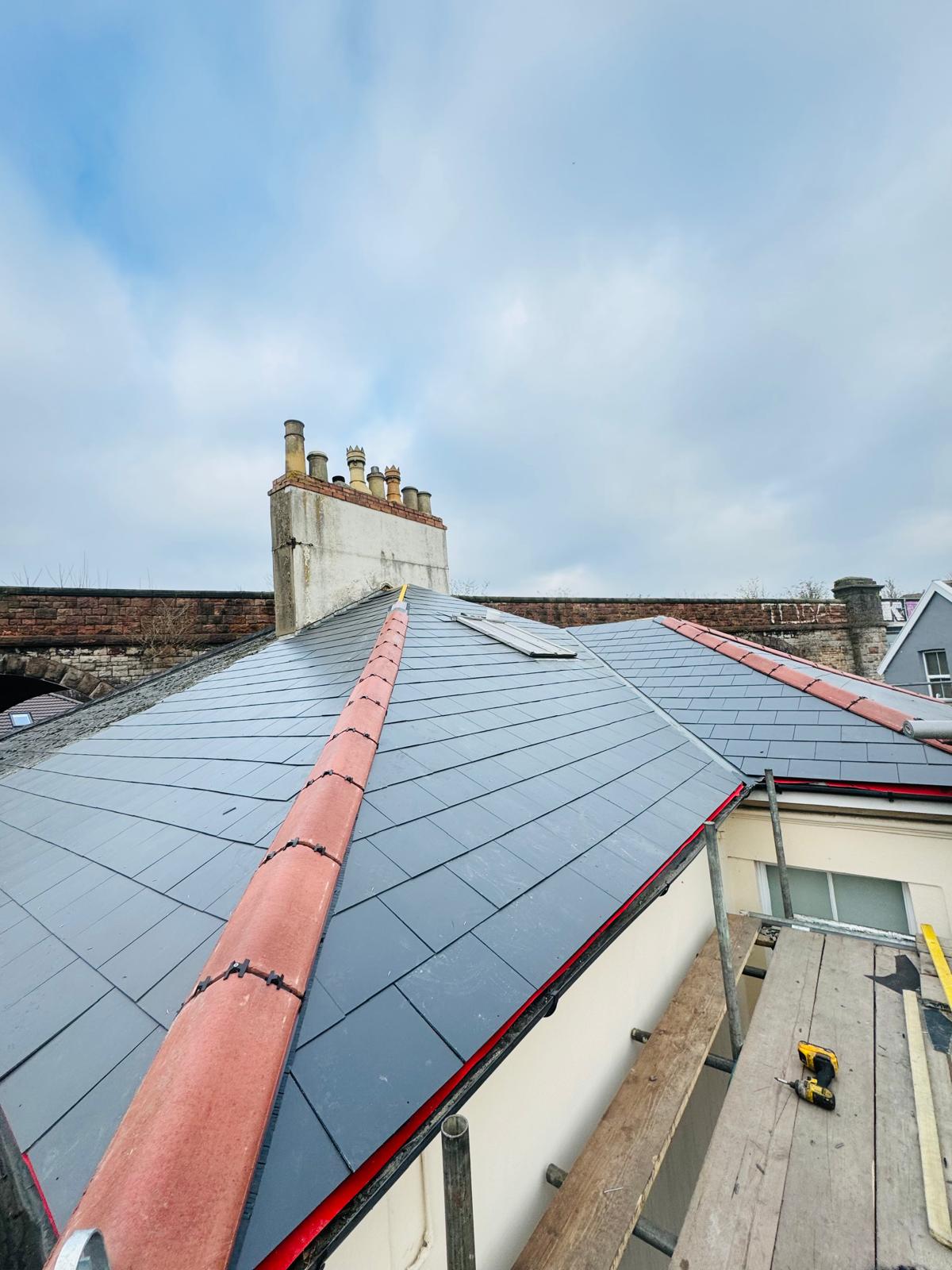 Roofline replacement on a Bristol home